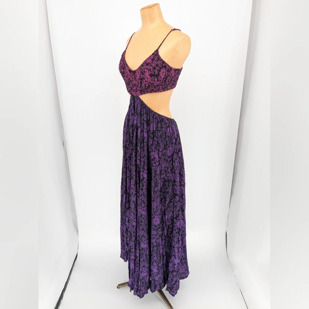 Indah Innocence Maxi Dress Batik Mix XS Open Back Boho Festival Beach Revolve - Picture 6 of 10